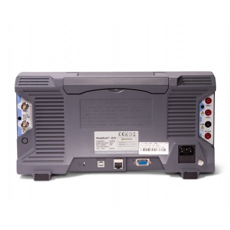 Interface de l'oscilloscope numérique 4 voies 100 MHz PeakTech® P 1375
