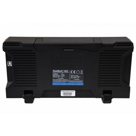 Connexion USB sur l'oscilloscope numérique 2 voies 50 MHz PeakTech® P 1403