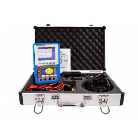 Oscilloscope portatif 2 voies 100 MHz PeakTech® P 1195 et sa mallette de transport