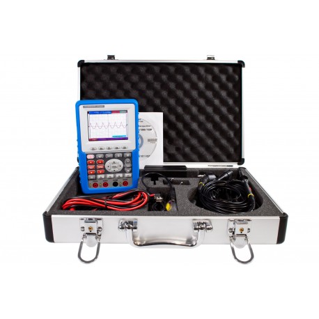 Oscilloscope portatif 1 voie 20 MHz PeakTech® P 1220 et sa mallette de transport