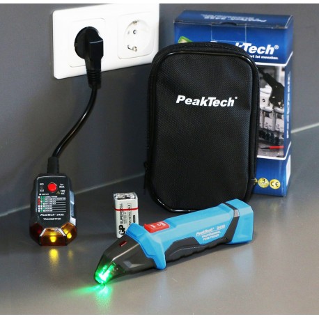 Détecteur de fusible avec testeur RCD PeakTech® P3432  - 7