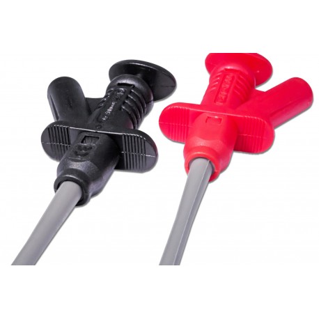 Détail du jeu de Grip-fils 5A avec reprise arrière 4 mm PeakTech® P7010