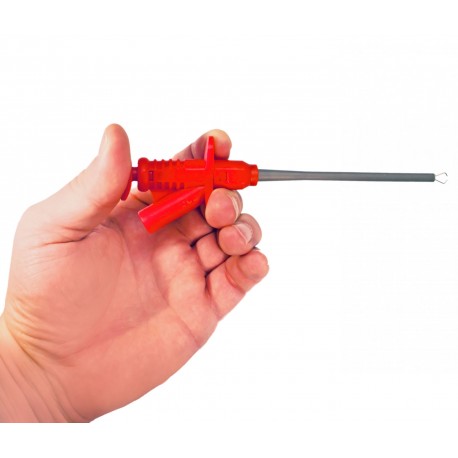 Utilisation des grip-fils 5A avec reprise arrière 4 mm PeakTech® P7010