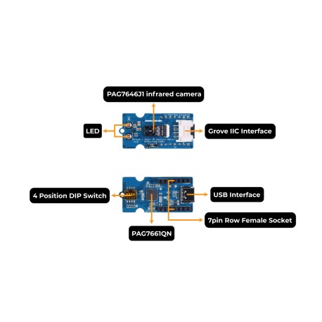 Détail du module Grove capteur de gestes Smart IR 101991067