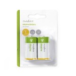 Blister de 2 piles Alcaline 1,5 V ( C / LR14 )