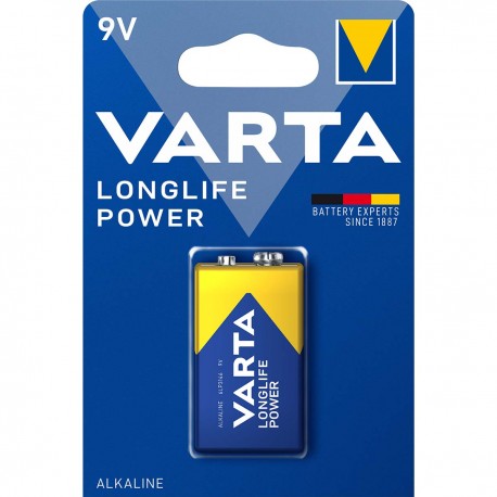Blister d'une pile Alcaline VARTA 9 V ( 6LR61 )