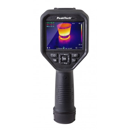 Vu de l'affichage de la caméra thermique PeakTech® P5620