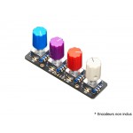 Platine I2C Adafruit 5752 avec 4 encodeurs Rotatifs