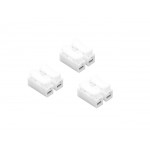 Jeu de 3 dominos à leviers à connexion rapide 2 contact