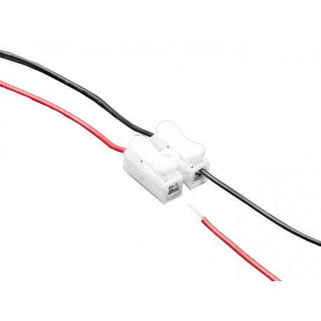 Exemple d'utilisation des dominos à leviers à connexion rapide 2 contact