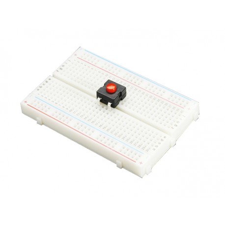 Utilisation du bouton-poussoir On-Off 12 x 12 mm sur une breadboard