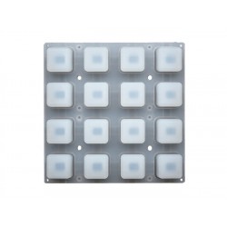 Face avant des boutons souples 4x4 en silicone