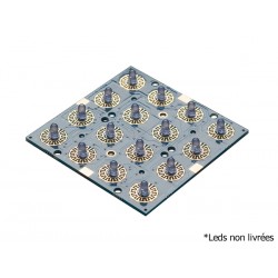 Platine Driver PCB pour 16 boutons Adafruit 1616 monter avec des leds
