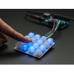 Exemple d'utilisation de la platine Driver PCB I2C pour 16 boutons avec un Arduino