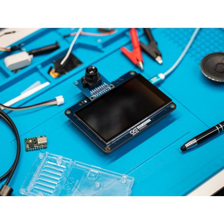 Exemple d'utilisation de la platine Arduino GIGA Display Shield ASX00039 avec une caméra Arducam (non incluse)