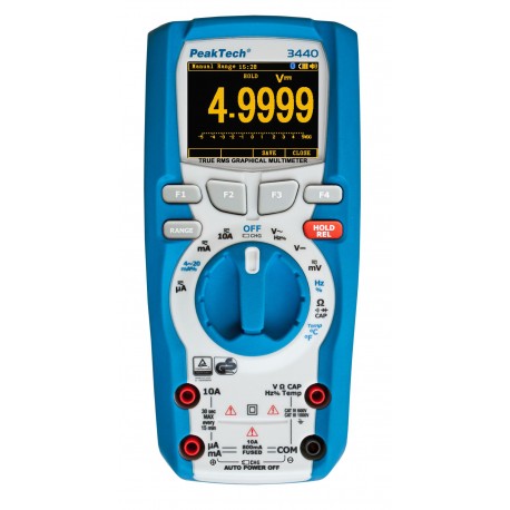 Multimètre graphique True RMS 50000 points PeakTech ® 3440