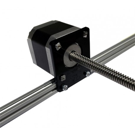 Exemple d'utilisation du support ACR-Zilla compatible MakerBeam pour moteur NEMA-17