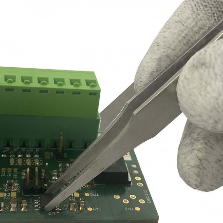 Pince à épiler à usage général avec pointes plates et arrondies  - 2