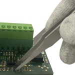 Pince à épiler à usage général avec pointes plates et arrondies  - 2