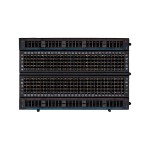 Vue de dessus de la plaque de connexion sans soudure de couleur noire 400 contacts