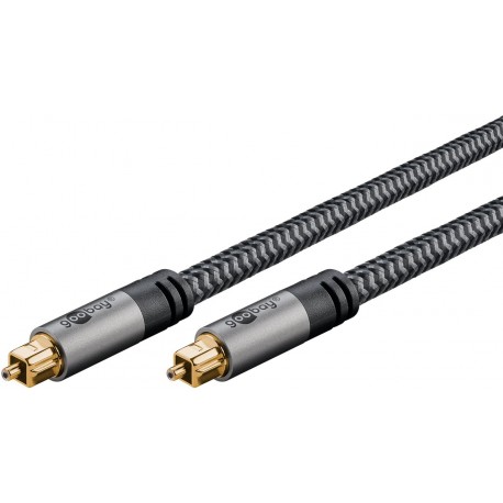 Cable optique HQ Toslink vers Toslink 1 m  - 1