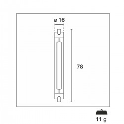Lampe LED R7S 6 W 615 lm 3000 K  - 1