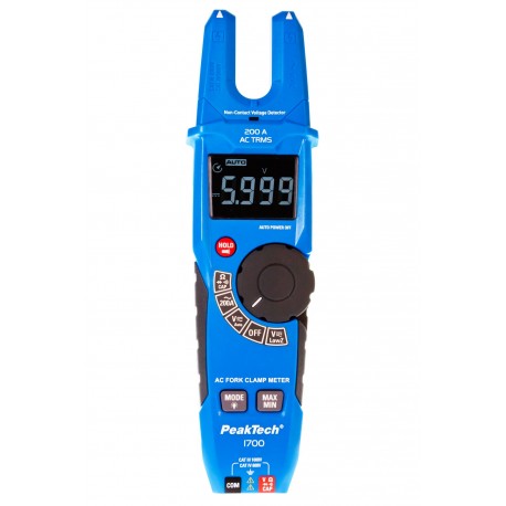 Pince ampèremétrique à fourche True RMS PeakTech® 1700