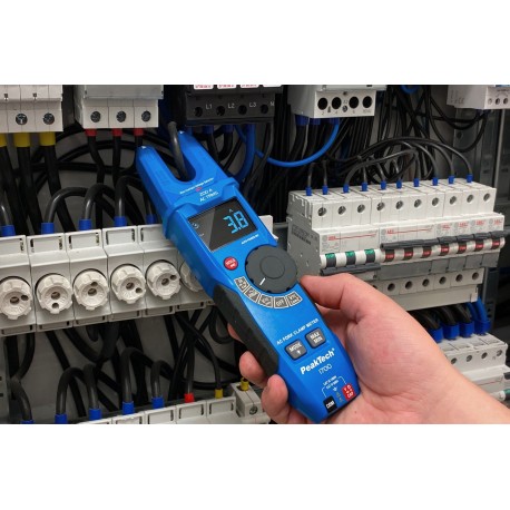 Exemple d'utilisation de la pince ampèremétrique à fourche True RMS PeakTech® 1700