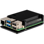 Boitier alu refroidisseur passif pour Raspberry Pi 5 vue de côté