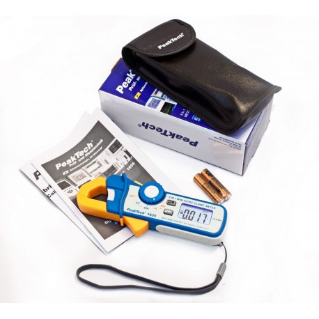 Contenu de la pince ampèremétrique courant AC/DC PeakTech® 1635