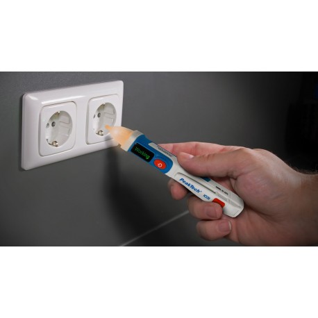 Exemple d'utilisation du détecteur de tension AC sans contact PeakTech® 1031