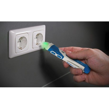 Exemple d'utilisation du détecteur de tension AC sans contact PeakTech® 1032