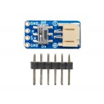 Platine connecteur JST avec interrupteur