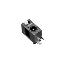 Embase alimentation DC 2,1x5,5mm avec interrupteur