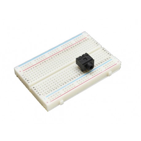 Utilisation de l'embase jack femelle 3,5mm stéréo sur une breadboard