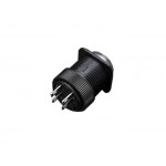 Bouton-poussoir lumineux OFF - (ON) blanc