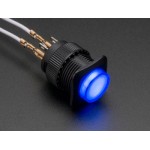 Bouton-poussoir lumineux OFF - (ON) bleu R16-503