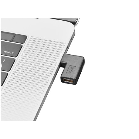Adaptateur USB C coudé mâle femelle  - 3