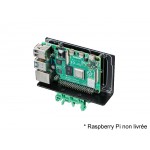 Exemple d'utilisation du support de montage Rail DIN avec une Raspberry Pi