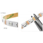 1 m avec 30 leds RGB adressables ( WS2812B )  - exemple de découpe