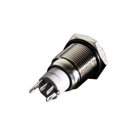 Raccordement du bouton-poussoir anti-vandal anneau bleu