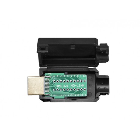 Connecteur HDMI à souder avec capot