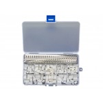 Détail du contenu de la boite de boite de 160 connecteurs JST XH