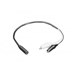 Cordon jack 3,5 mono vers pinces crocodiles