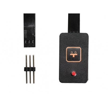 Détail du clavier souple 1 touche avec led