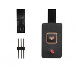 Détail du clavier souple 1 touche avec led