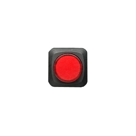 Bouton-poussoir lumineux OFF - ON rouge