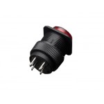 Bouton-poussoir lumineux OFF - ON rouge