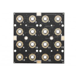 Face avant de la platine NeoTrellis Driver RVB pour clavier 4x4