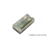 Boitier ABS pour Raspberry Pi Zero monté avec capot sans découpe GPIO